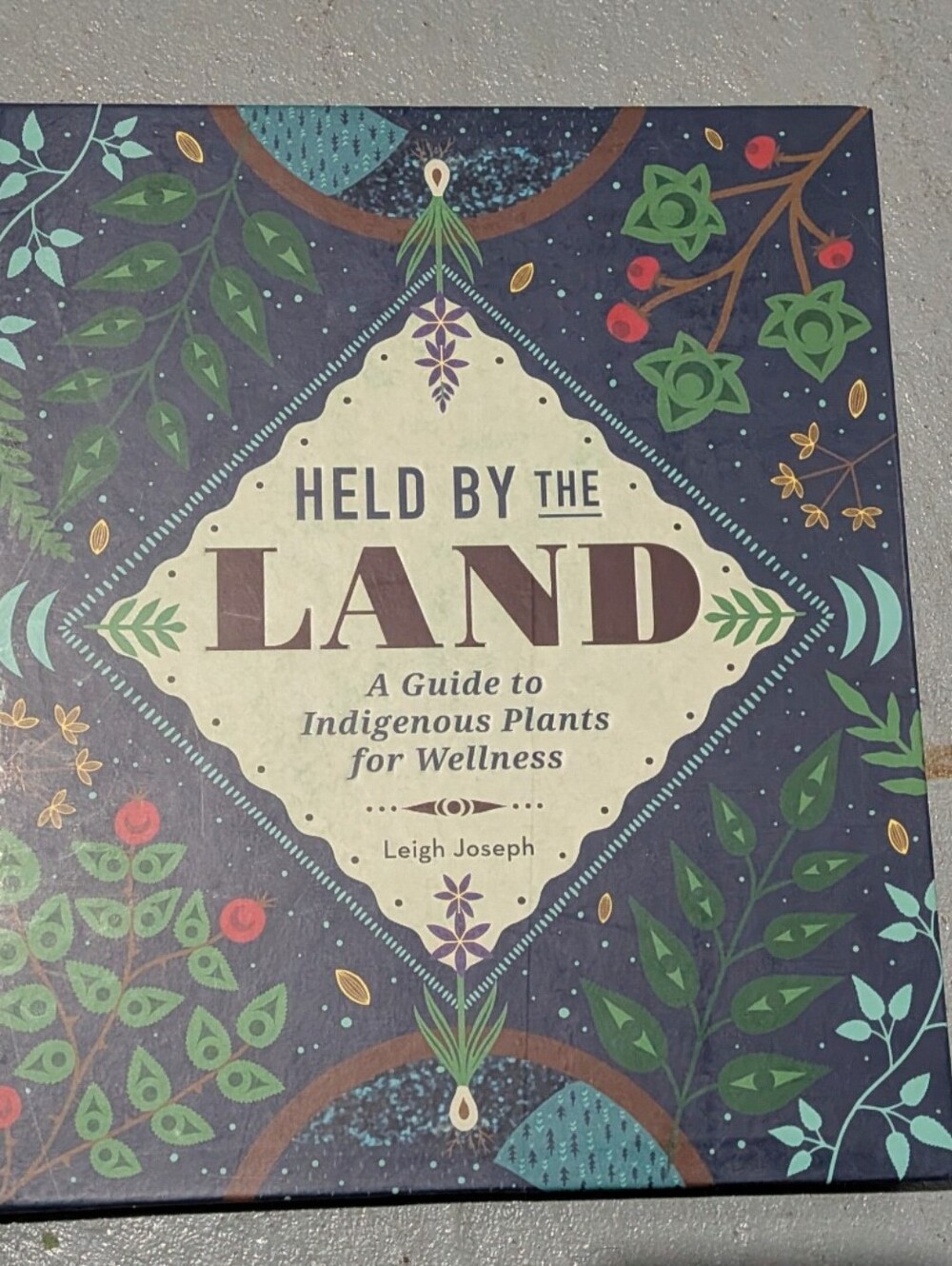 Held by the Land Hardcover Book